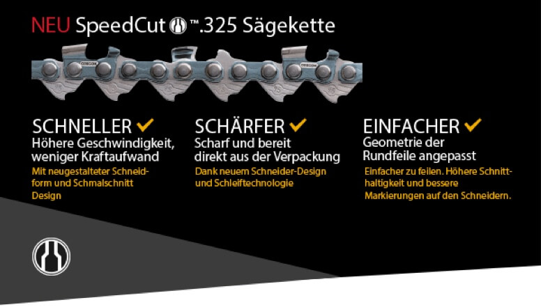 DAS OREGON&#174;  SpeedCut&#8482; SYSTEM