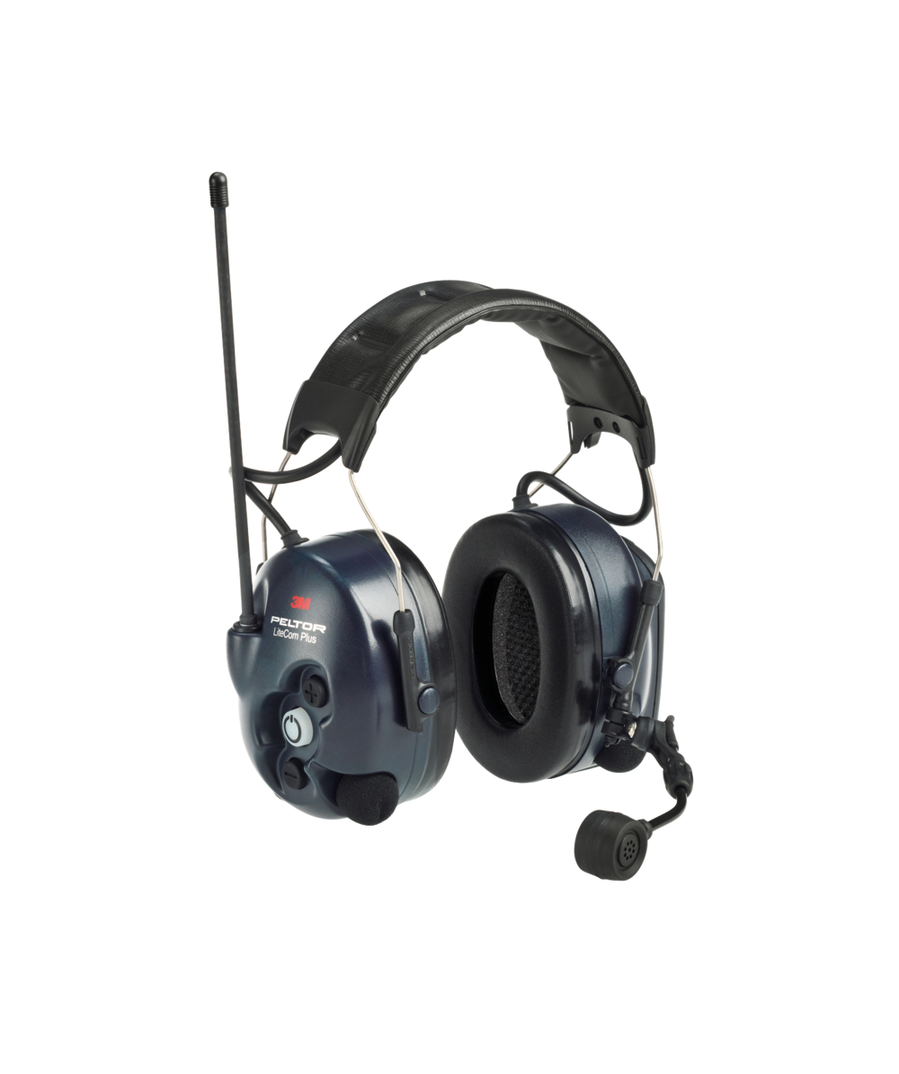 3M Peltor WS LiteCom Plus Gehörschutz mit Funk Blau, mit Kopfband, Blau, SNR33 dB(A), XX74629