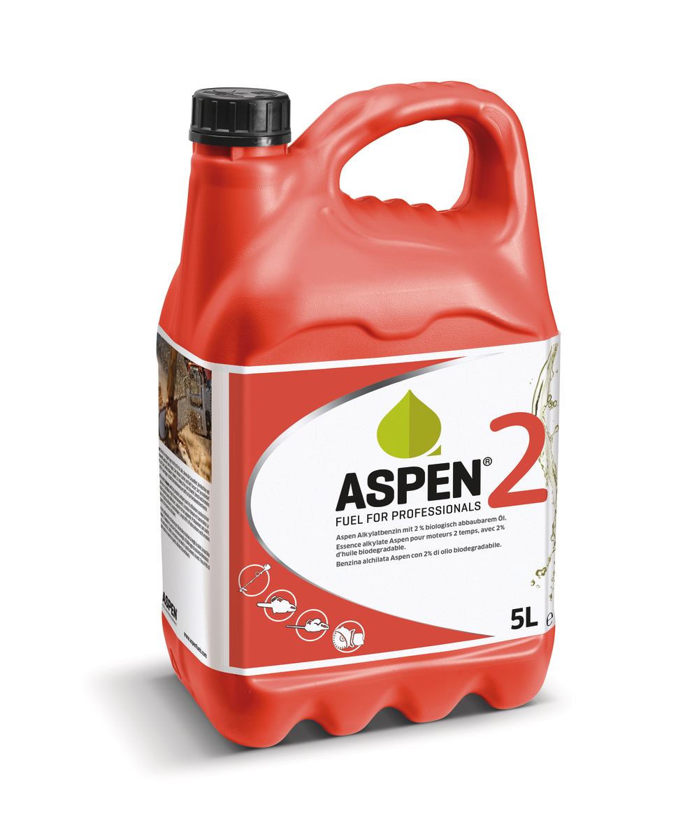 Aspen 2-Takt Alkylatbenzin, Sonderkraftstoff im 5 L Gebinde, XX9031-5