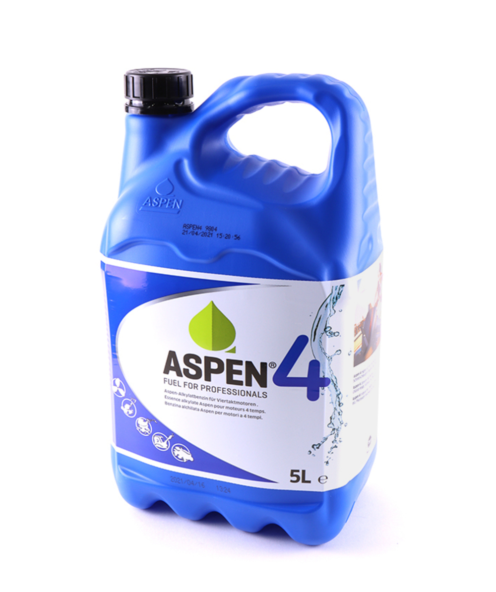 Aspen 4-Takt Alkylatbenzin, Sonderkraftstoff im 5 L Gebinde, XX9032-5