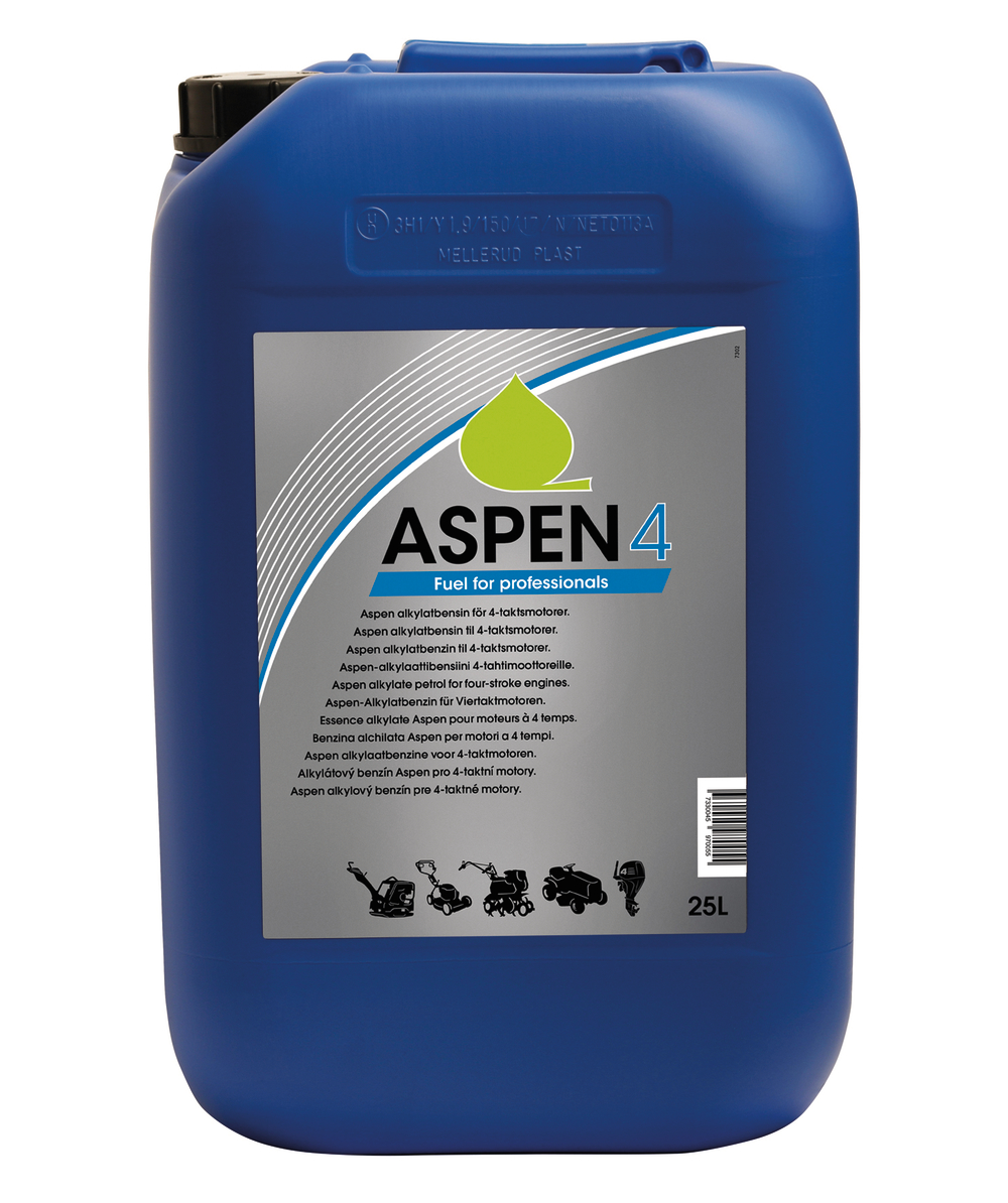 Aspen 4T Benzin, Sonderkraftstoff im 25 Liter Gebinde, XX9032-8-25