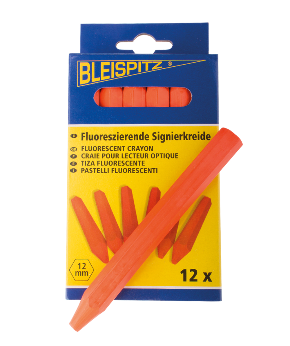 Bleispitz Signierkreide, Fluo rot, XX9751-1