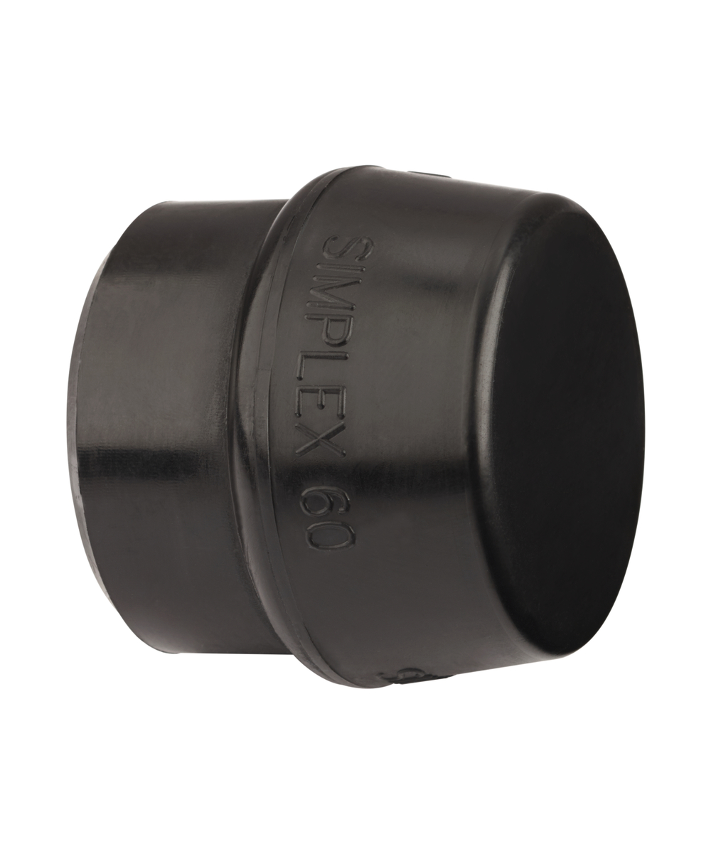 Halder Gummi Ersatzeinsatz Schwarz, passend fr den Simplex Schonhammer 60 mm, XX97166-2