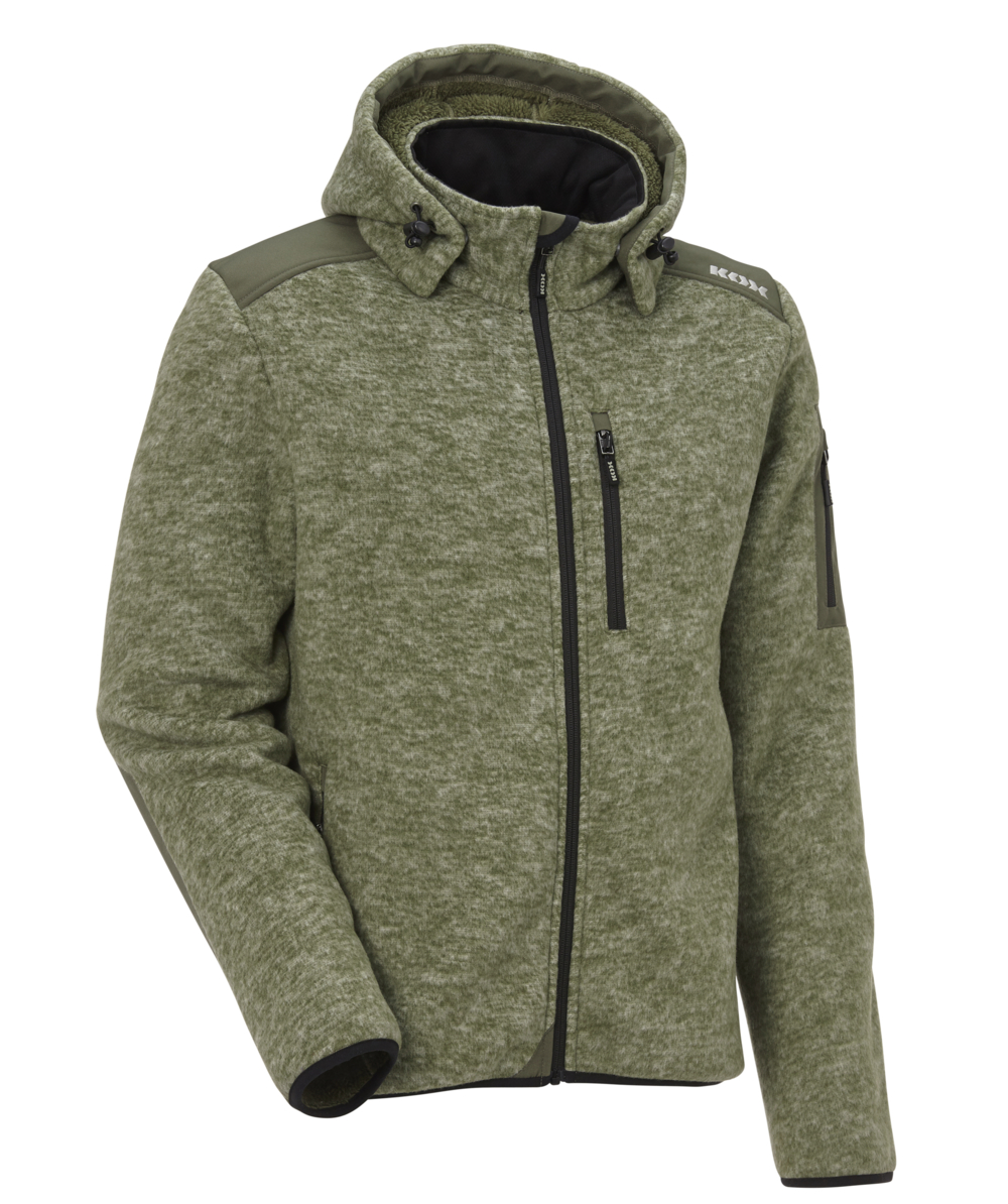 KOX Fleecejacke Olivgrn, Olivgrn, XX76126