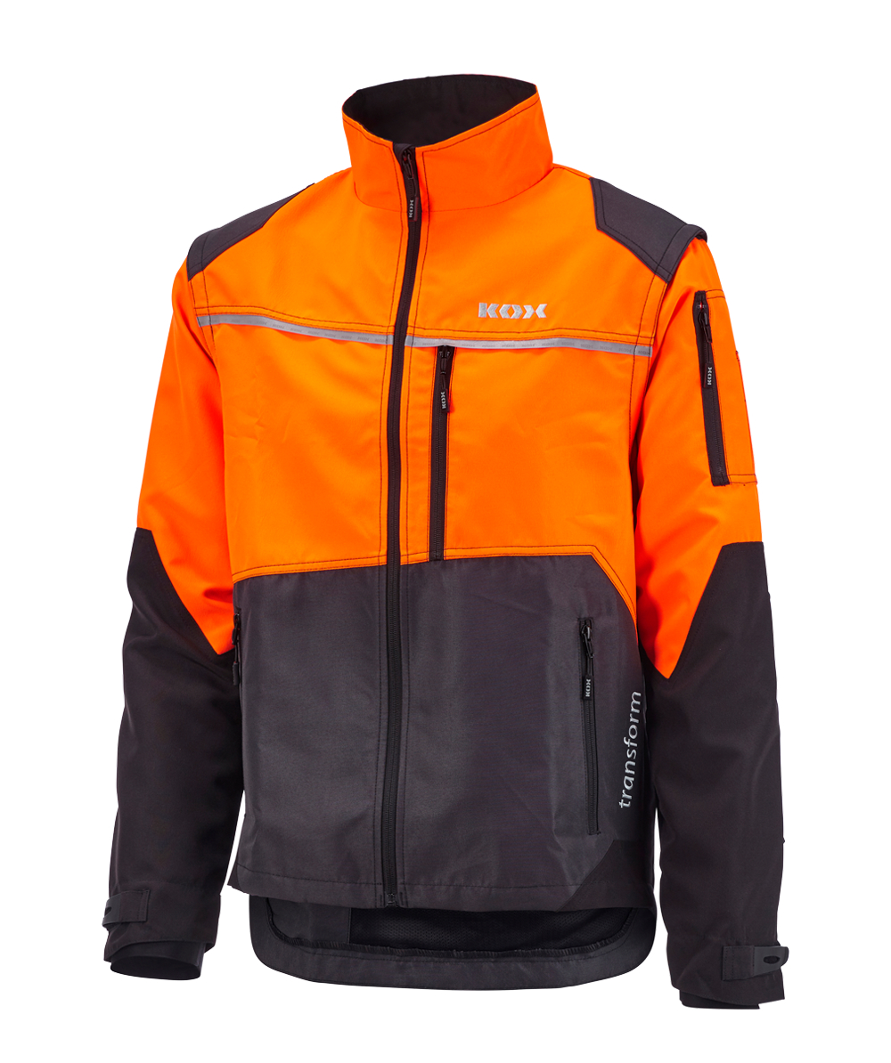 KOX Forstjacke Transform Anthrazit/Orange, XX71430