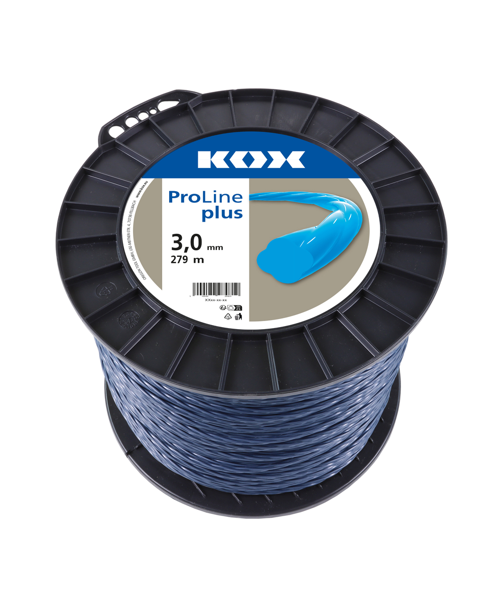 KOX Freischneidefaden ProLine Plus twist 3,0 mm Durchmesser, 279 m Lnge, 3,0  mm Durchmesser, 279 m Lnge, XXF219-30-21