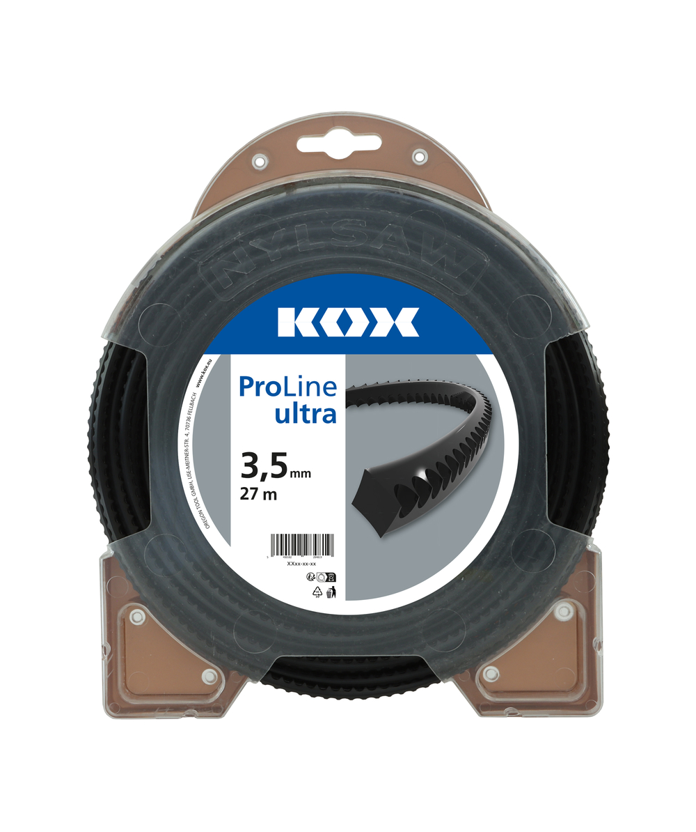 KOX Freischneidefaden ProLine Ultra 3,5 mm Durchmesser, 27 m Lnge, 3,5  mm Durchmesser, 27 m Lnge, XXF220-35-12