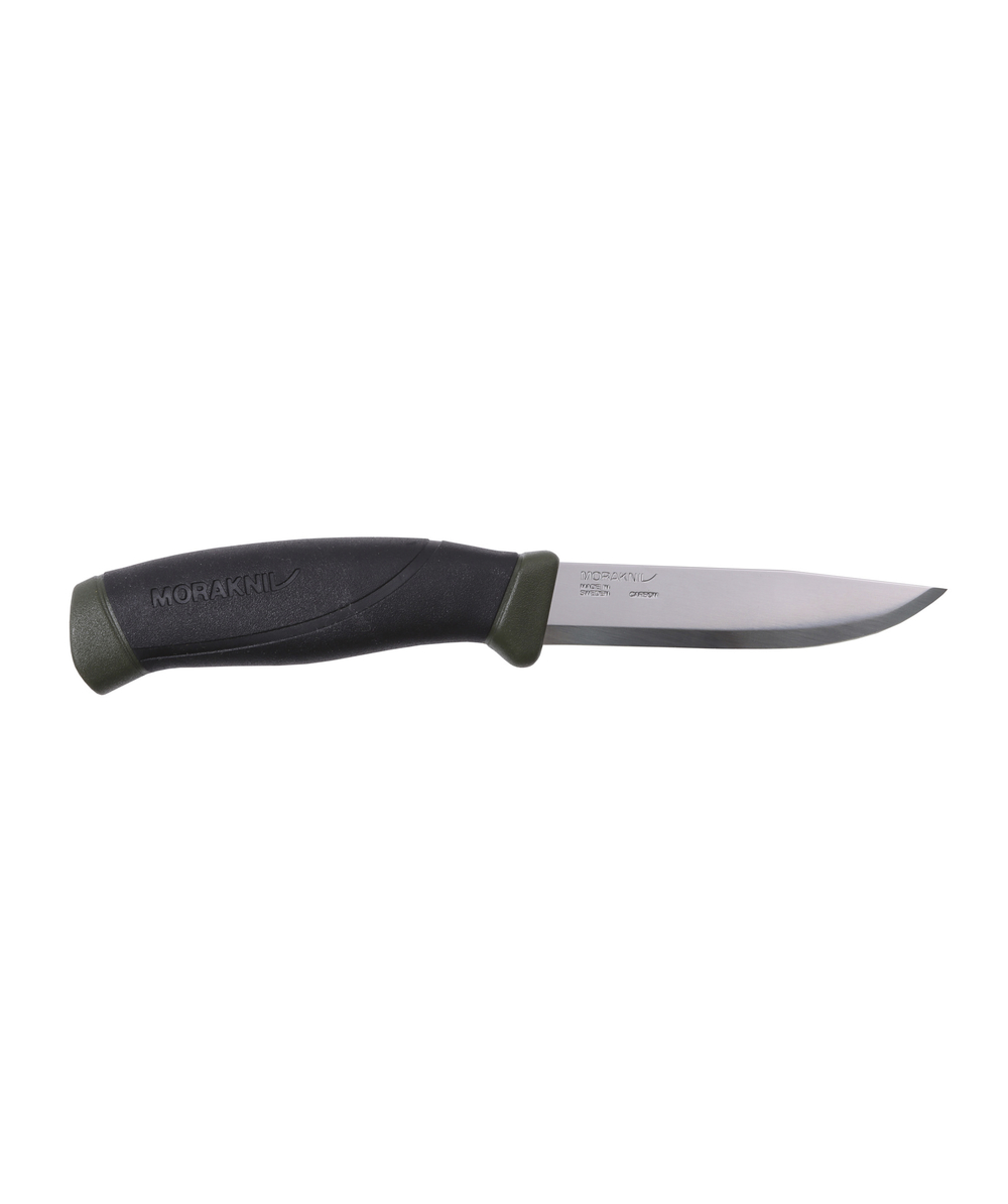 MORAKNIV  Jagdmesser / Outdoormesser Companion  / 10 cm / Schwarz-Olivgrn, ca. 10 cm Klingenlnge, XXMO11863