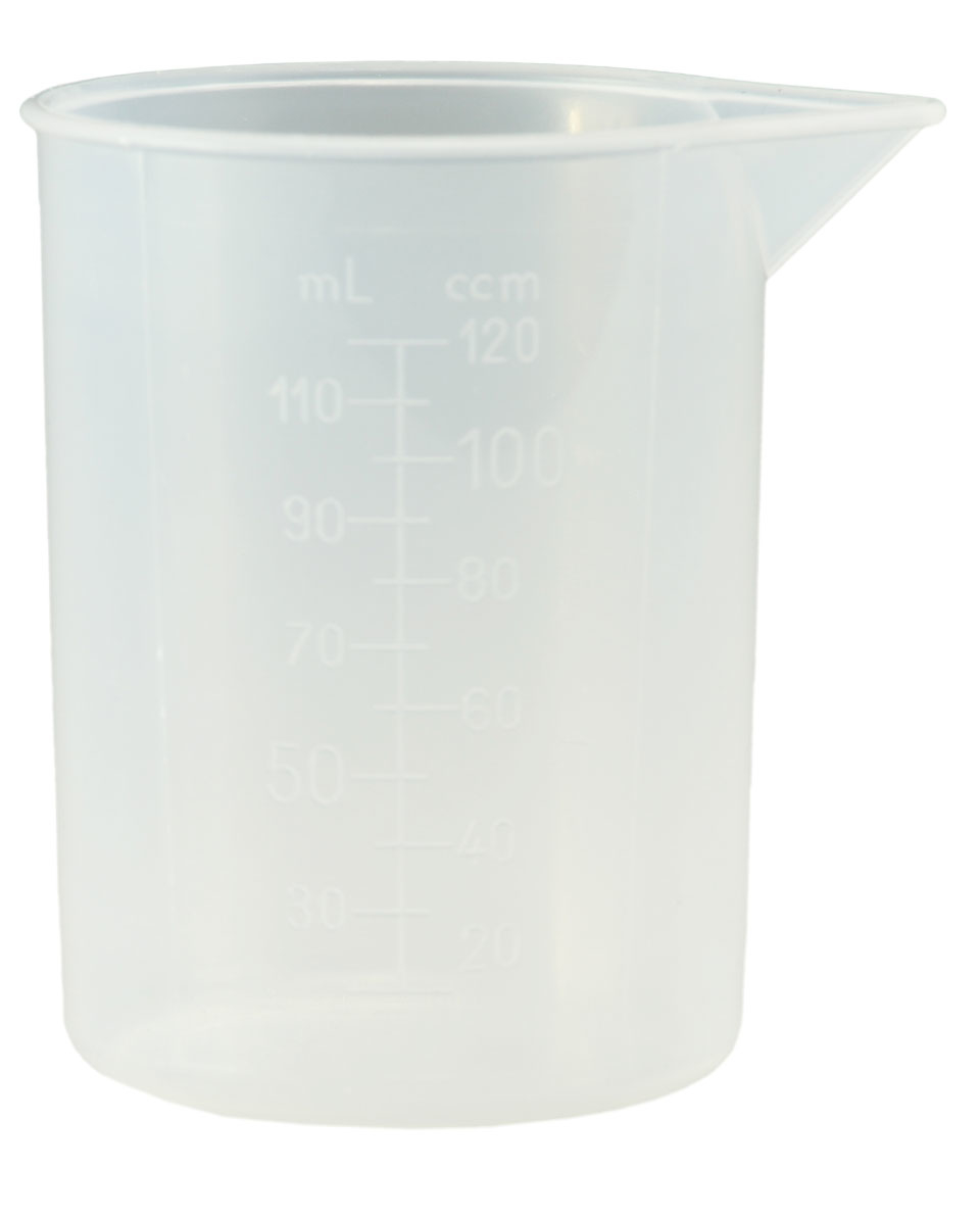 Messbecher, 120 ml, transparent, XX931200