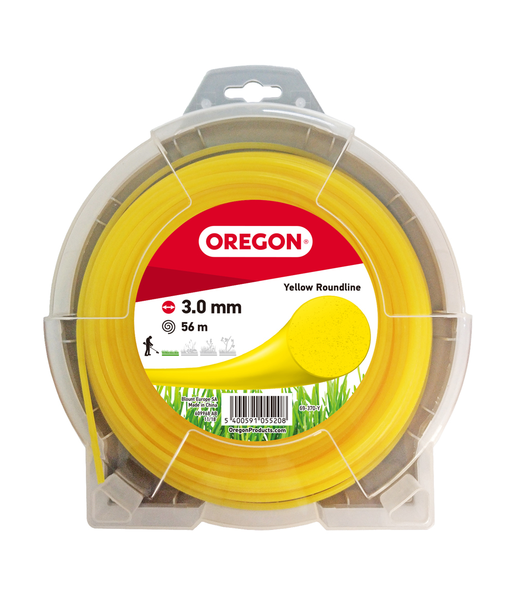 Oregon Gelber Freischneidefaden Yellow Roundline 3,0 mm Durchmesser 56 m Lnge, -, 69-370-Y