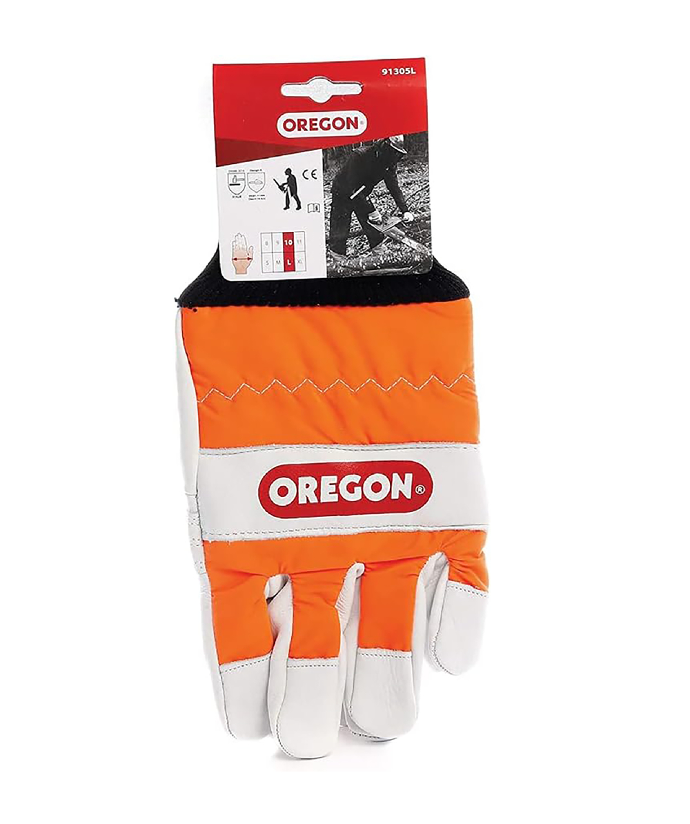 Oregon Schnittschutzhandschuhe / Schutzhandschuhe orange, 91305