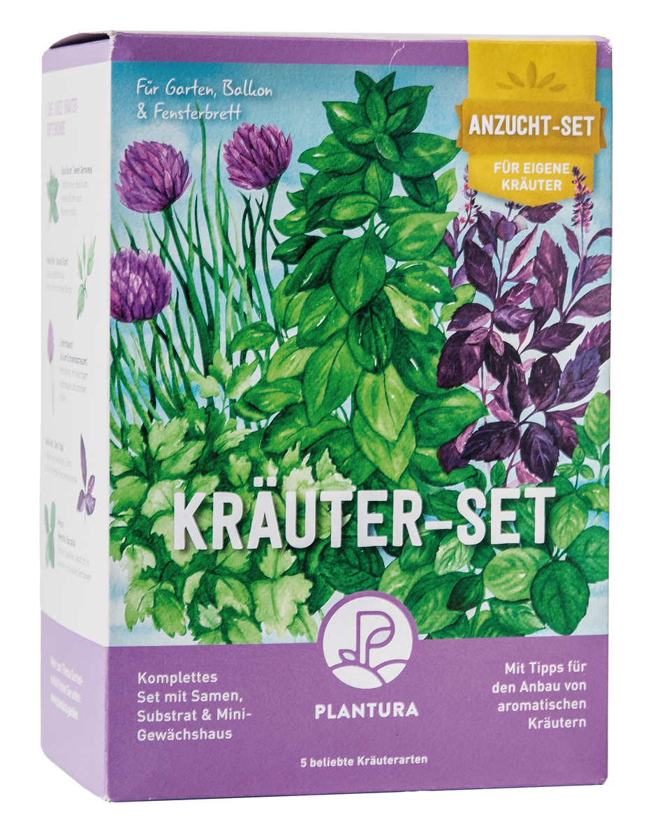 Plantura Kräuter-Anzuchtset Anbau-Set für Kräuter