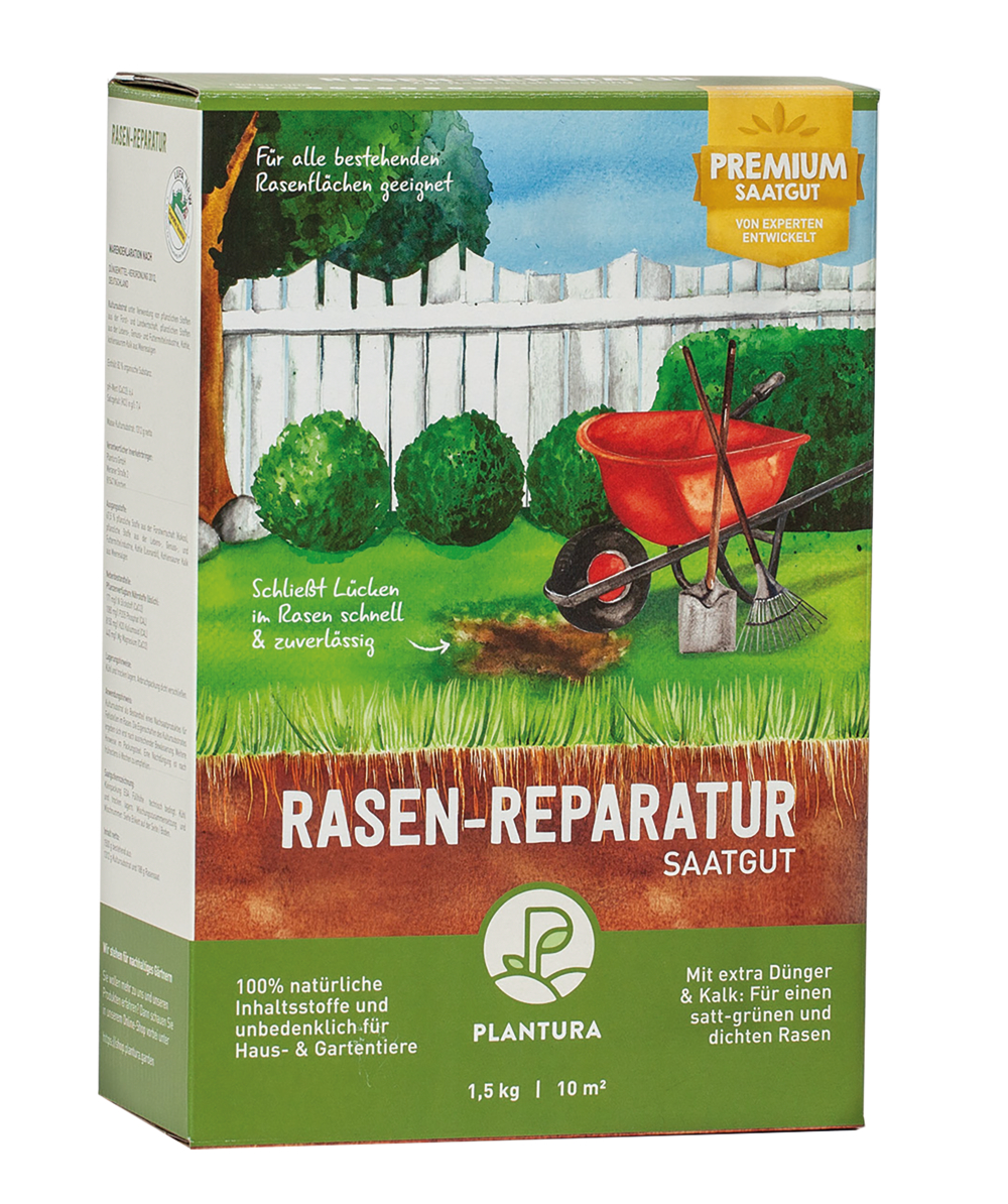 Plantura Rasen-Reparatur Premium-Saatgutmischung 1,5 kg