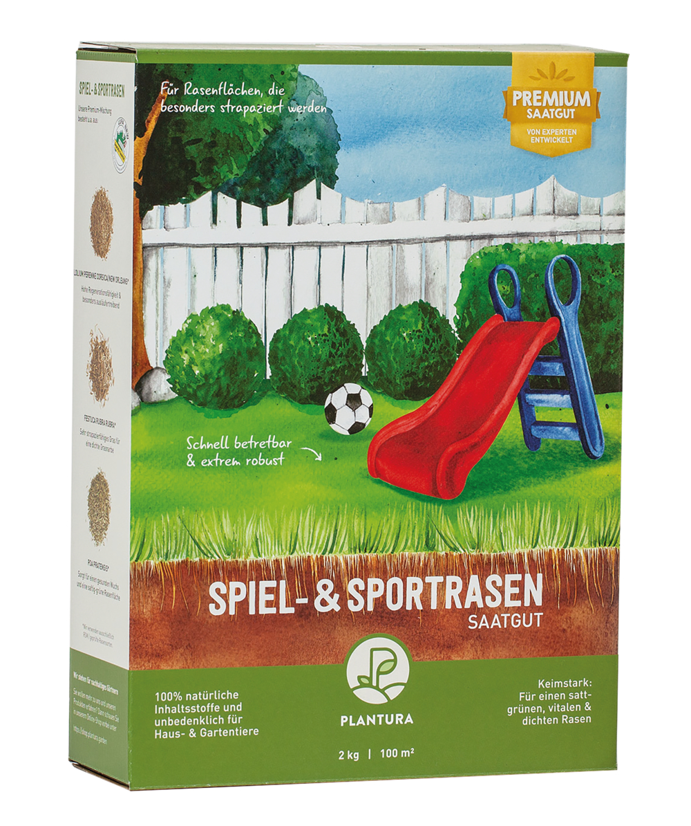 Plantura Spiel- & Sportrasen Premium-Saatgutmischung 2 kg