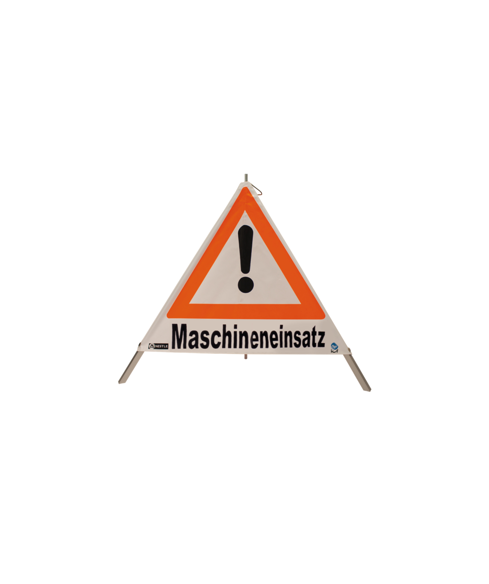 Warnpyramide Maschineneinsatz, XXOW70-3