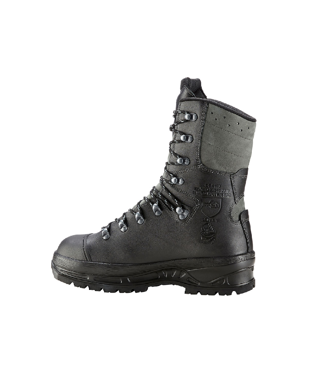 HAIX Schnittschutzstiefel / Schnittschutzschuhe Protector 2.0 in KOX Edition mit Gore-Tex Schwarz/Grau HAIX Schnittschutzstiefel / Schnittschutzschuhe Protector 2.0 in KOX Edition mit Gore-Tex Schwarz/Grau