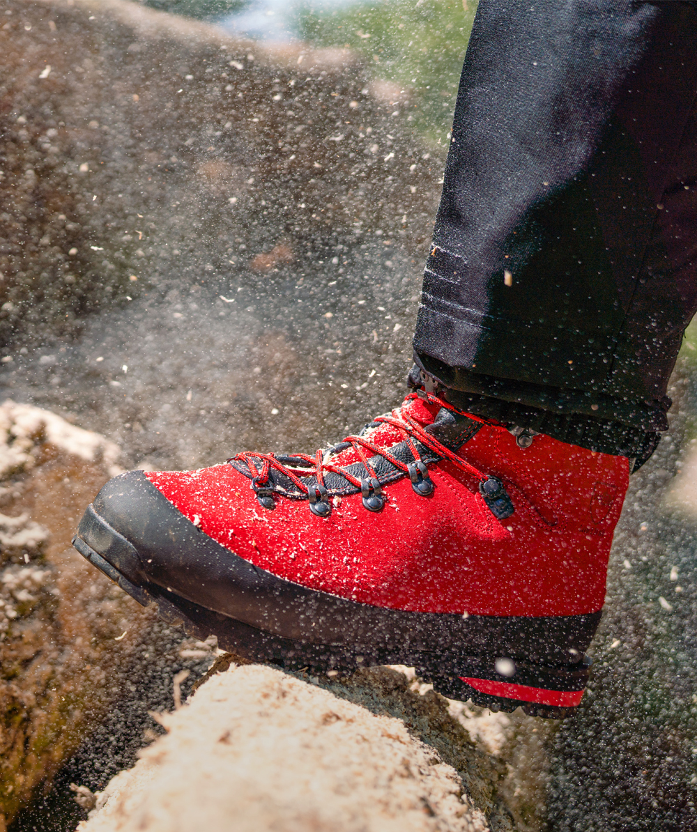 overhead Rijke man expositie KOX Schnürsenkel für Schnittschutzstiefel, Arbeitsschuhe in Rot/Schwarz »  bei KOX online für Forst und Garten bestellen