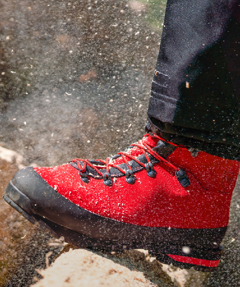 M and s red boots clearance