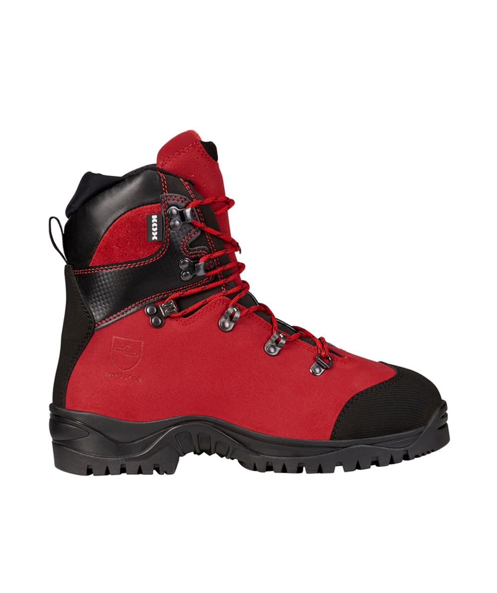 M and s red boots top