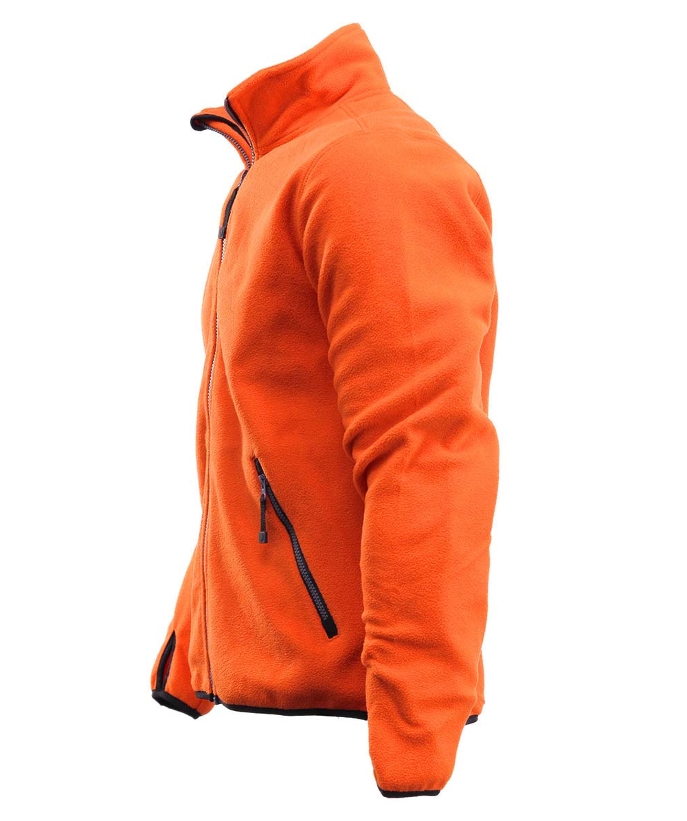 Fleece jacke orange clearance