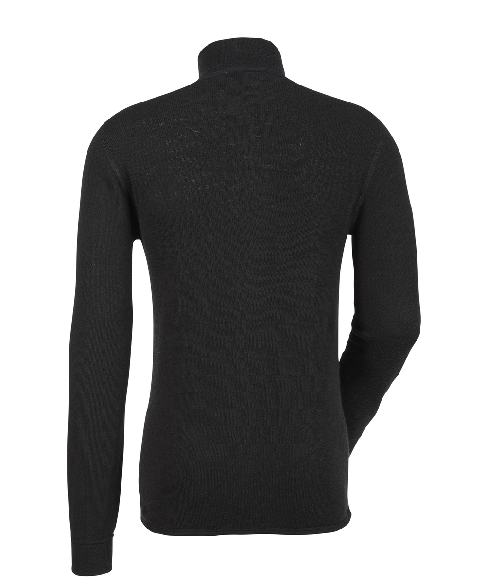 Black turtleneck with zipper on sale