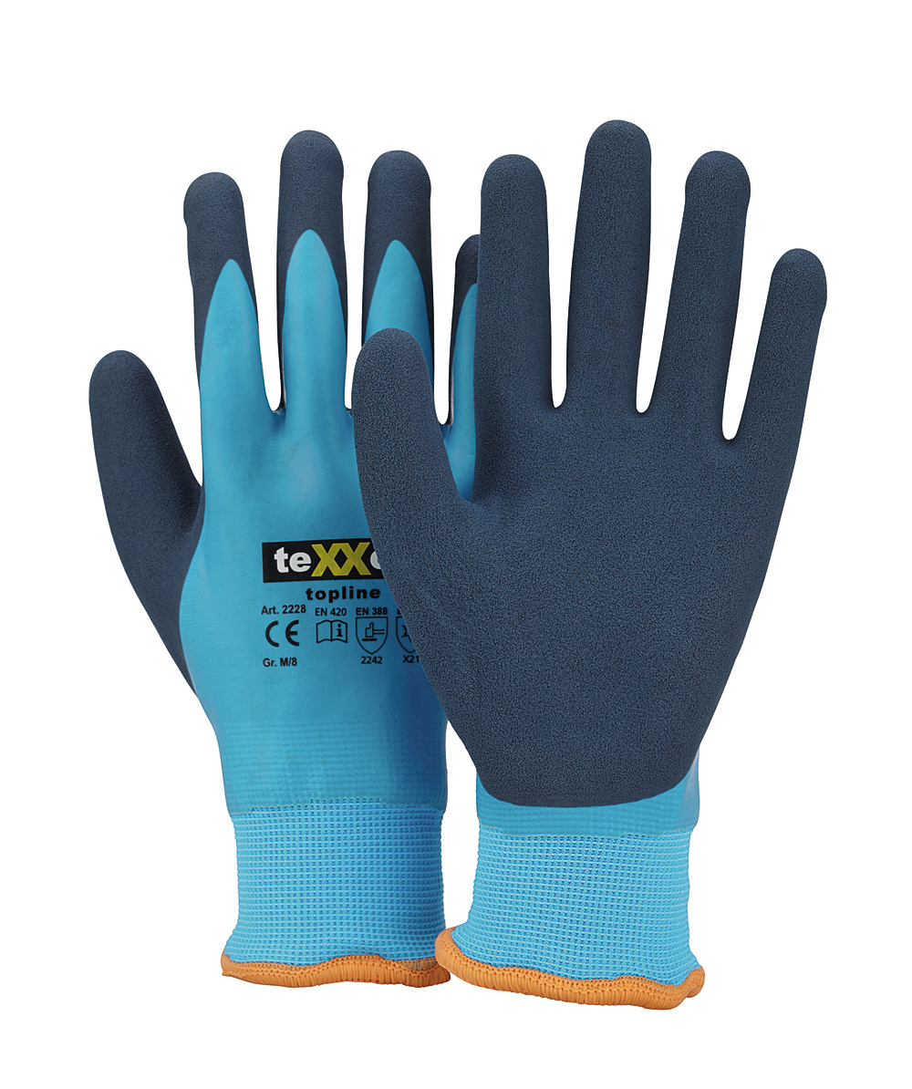 Texxor topline Nylon-Handschuh Latex