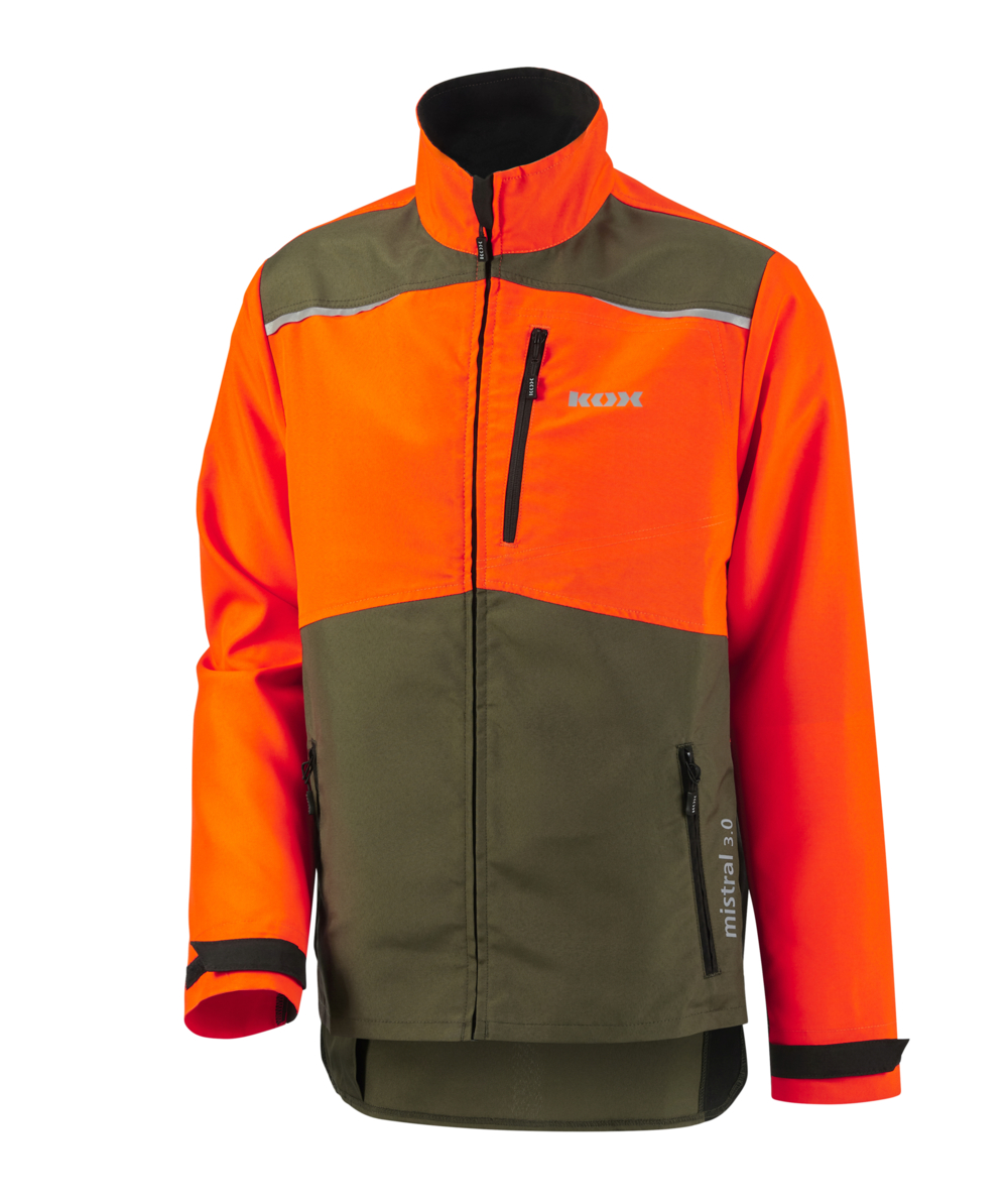 KOX Forstjacke Mistral 3.0 Grn/Orange, Grn/Orange, XX71427