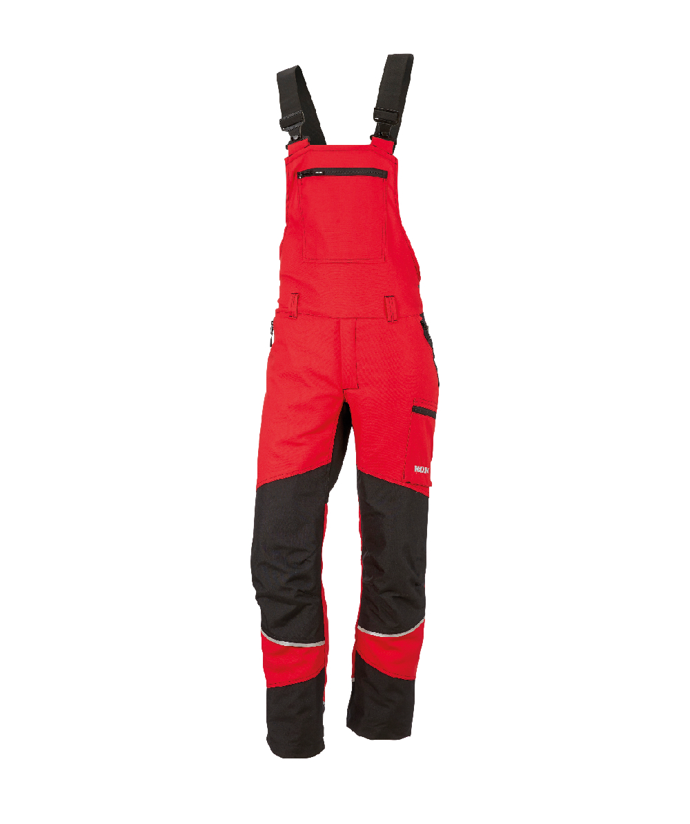 KOX Schnittschutz Latzhose Duro 2.0 Rot, Rot, XX71112