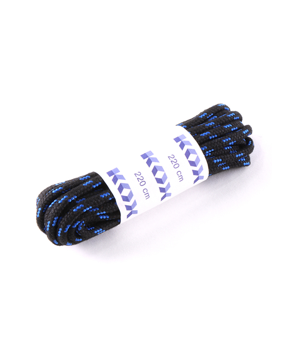 KOX Schnürsenkel blau-schwarz, 220 cm Länge