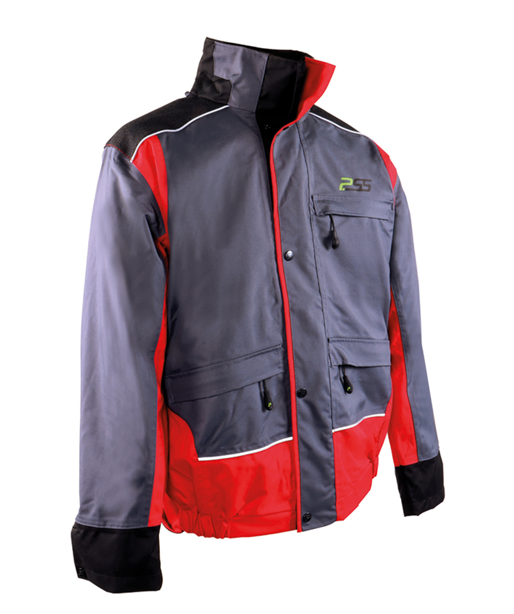 PSS Regenjacke wasserdicht X-treme Rain Grau/Rot, Grau/Rot, XX72411