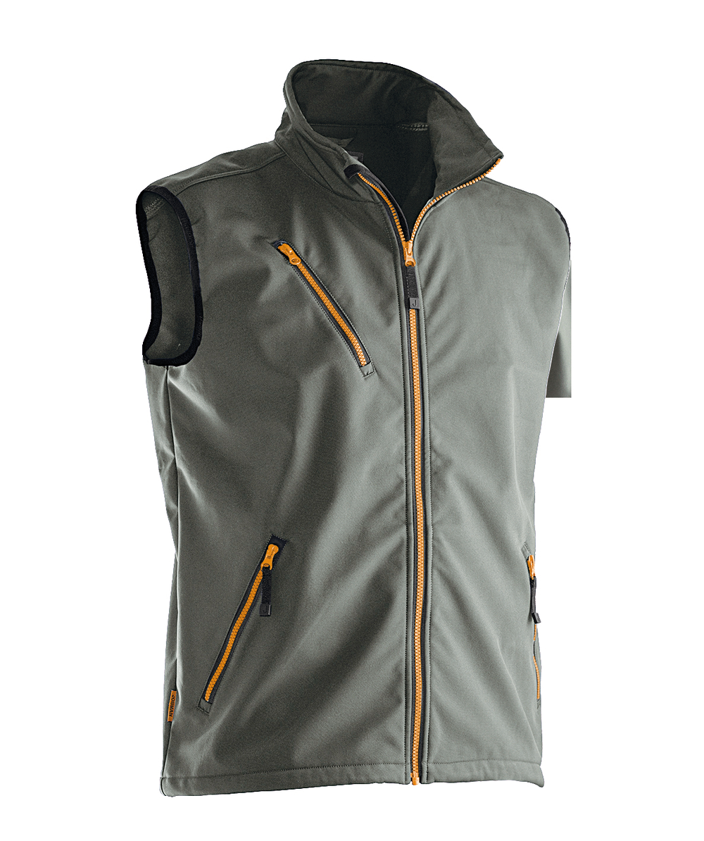 Jobman Softshell-Weste 7502 Grau, Grau, XXJB7502G