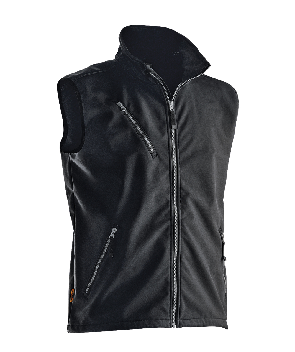Jobman Softshell-Weste 7502 Schwarz, Schwarz, XXJB7502S