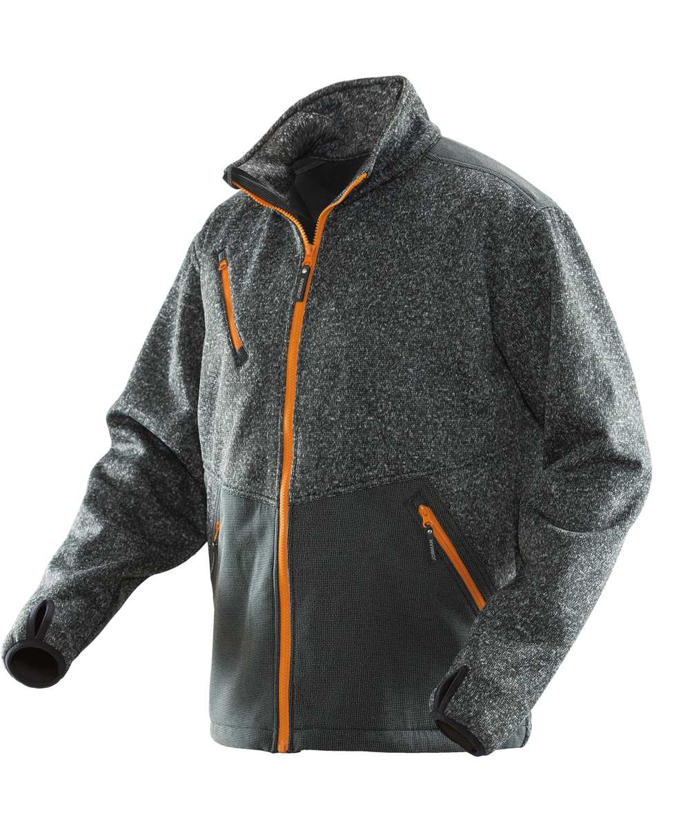 Jobman Softshelljacke 1247 Schwarz/Orange, Schwarz/Orange, XXJB1247SO