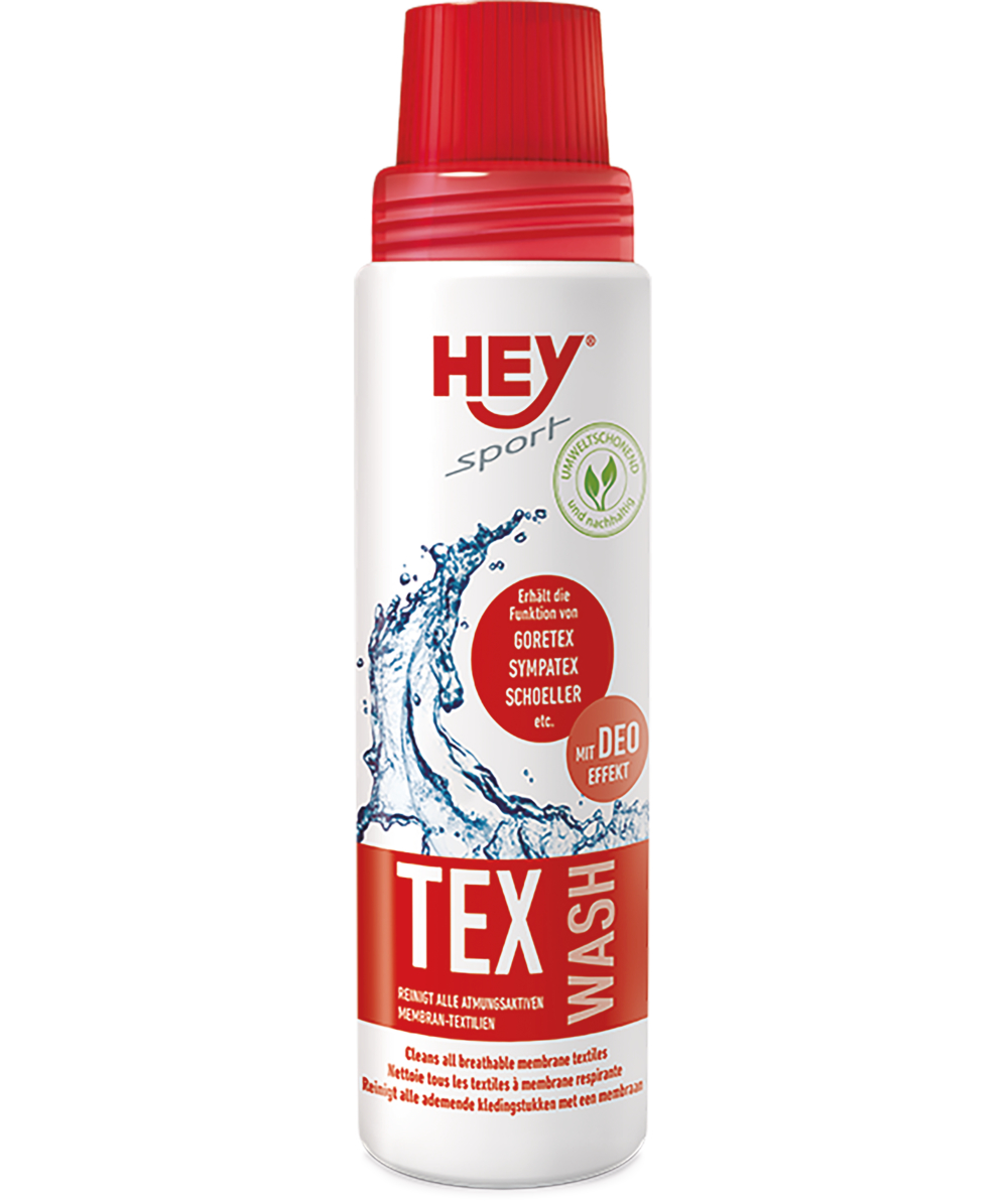 HEY Sport Tex Wash Waschmittel für Funktionsbekleidung / Spezialwaschmittel, Reinigt alle atmungsaktiven Membran-Textilien, XX73509-01