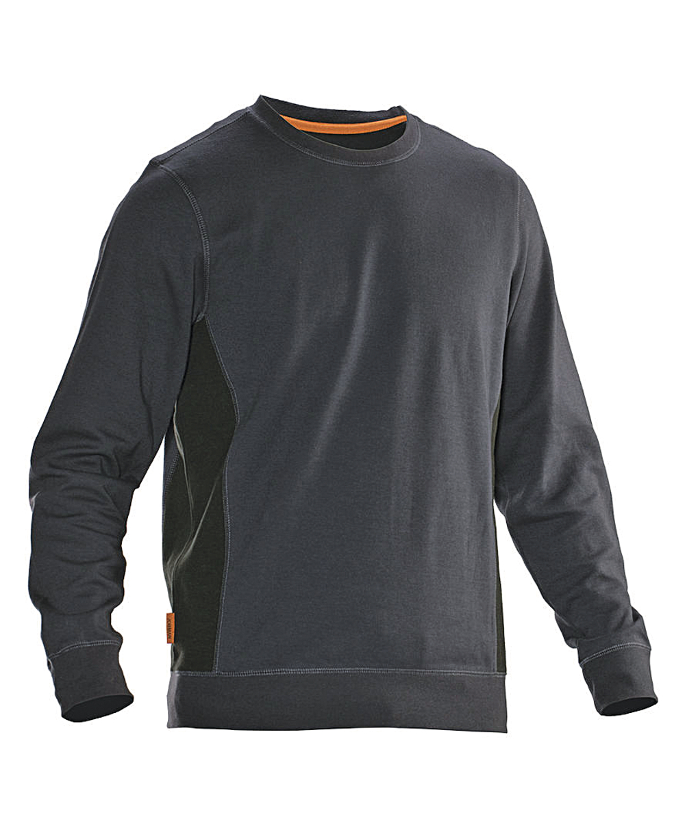 Jobman Sweatshirt 5402 Grau/Schwarz