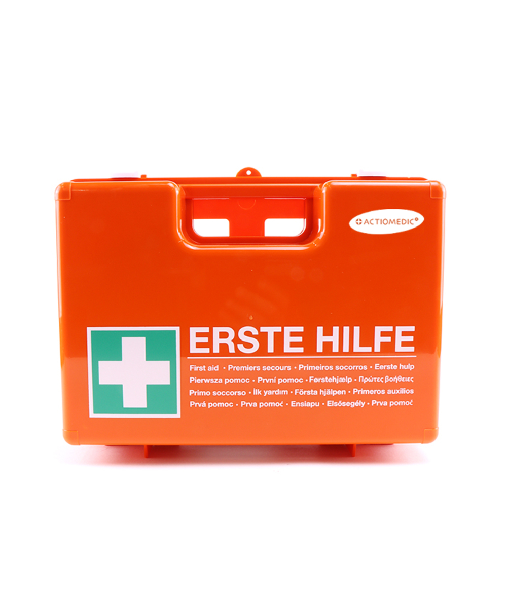 Gramm medical Verbandskoffer / Erste Hilfe Koffer Domino DIN 13157, Schlag- und bruchfest, XX73533-00